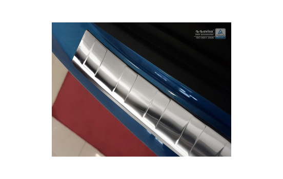 Stainless steel bumper protector suitable for Nissan Qashqai II Facelift 2017- 'Ribs', Image 4