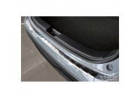 Stainless steel bumper protector suitable for Nissan Qashqai III 2021- 'Ribs'