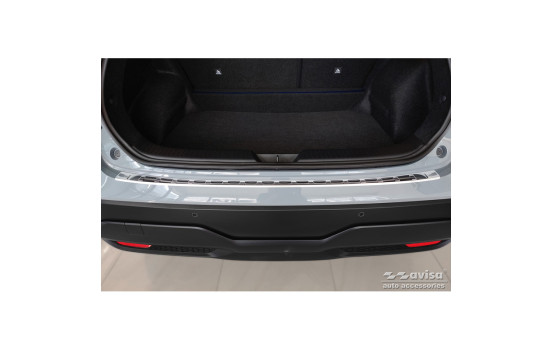 Stainless steel bumper protector suitable for Nissan Qashqai III 2021- 'Ribs', Image 2