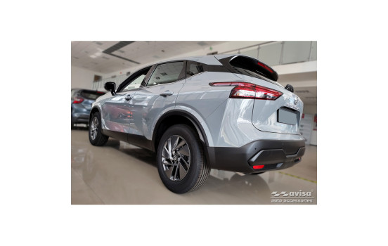 Stainless steel bumper protector suitable for Nissan Qashqai III 2021- 'Ribs', Image 5