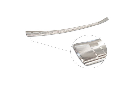Stainless steel bumper protector suitable for Nissan Qashqai III 2021- 'Ribs', Image 6