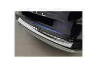 Stainless steel bumper protector suitable for Nissan X-Trail IV (T33) 2021- 'Ribs'