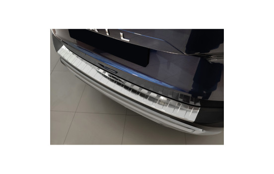 Stainless steel bumper protector suitable for Nissan X-Trail IV (T33) 2021- 'Ribs'