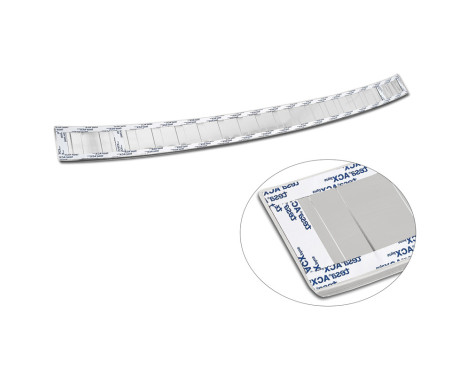 Stainless steel bumper protector suitable for Nissan X-Trail IV (T33) 2021- 'Ribs', Image 7