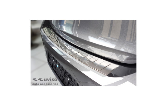 Stainless steel bumper protector suitable for Opel Corsa F Edition/Elegance HB 5-door 2019- 'Ribs'