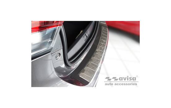 Stainless steel bumper protector suitable for Opel Corsa F Edition/Elegance HB 5-door 2019- 'Ribs', Image 3