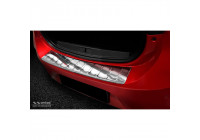 Stainless steel bumper protector suitable for Opel Corsa F HB 5-door 2019- 'Ribs'