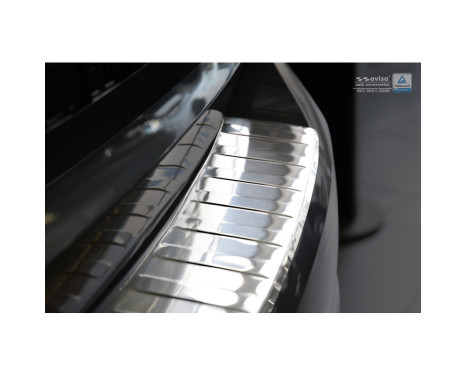 Stainless steel bumper protector suitable for Opel Insignia B Sportstourer 2017- 'Ribs', Image 3