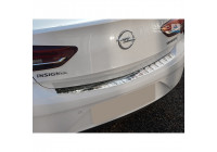 Stainless steel bumper protector suitable for Opel Insignia Grand Sport 5-door 2017- 'Ribs'