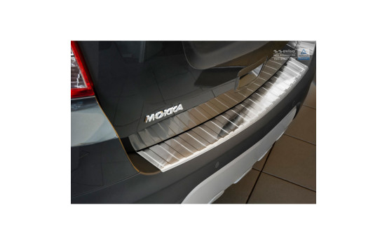 Stainless steel bumper protector suitable for Opel Mokka 2012-2017 excl. Mokka X