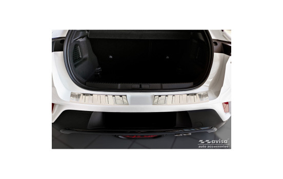 Stainless steel bumper protector suitable for Opel Mokka 2020- 'Ribs' (2-piece), Image 2