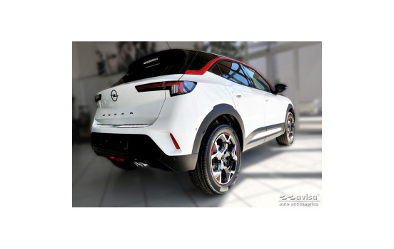 Stainless steel bumper protector suitable for Opel Mokka 2020- 'Ribs' (2-piece), Image 5