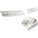 Stainless steel bumper protector suitable for Opel Mokka 2020- 'Ribs' (2-piece), Thumbnail 6