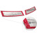 Stainless steel bumper protector suitable for Opel Mokka 2020- 'Ribs' (2-piece), Thumbnail 7