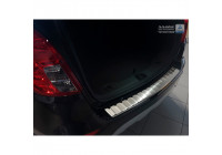 Stainless steel bumper protector suitable for Opel Mokka X 2016- 'Ribs'
