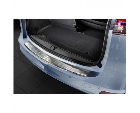 Stainless steel bumper protector suitable for Opel Zafira C 2012- 'Ribs'