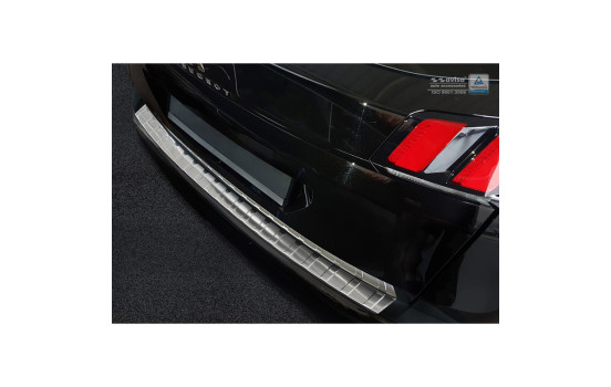 Stainless steel bumper protector suitable for Peugeot 3008 II 2016- 'Ribs', Image 2