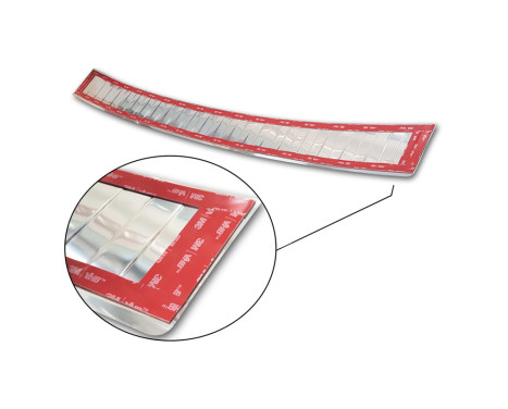 Stainless steel bumper protector suitable for Peugeot 308 II SW 2013-2017 & Facelift 2017- 'Ribs', Image 6