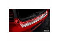 Stainless steel bumper protector suitable for Renault Clio E HB 5-door 2019- 'Ribs'