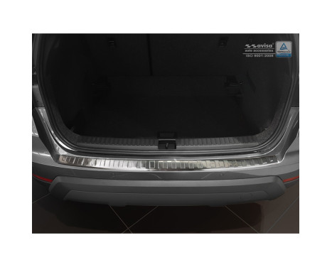 Stainless steel bumper protector suitable for Seat Arona 2017- 'Ribs', Image 3