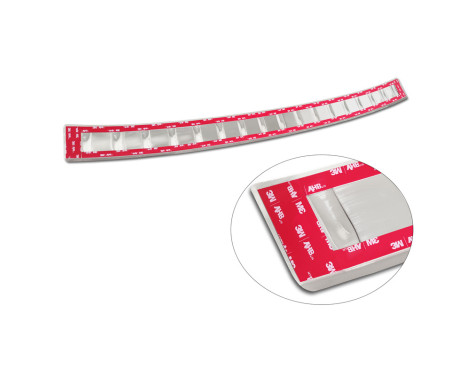 Stainless steel bumper protector suitable for Seat Ibiza 6F Facelift 2021- 'Ribs', Image 8