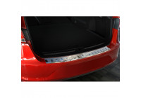 Stainless steel bumper protector suitable for Seat Leon 5F ST 2013- 'Ribs'