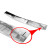 Stainless steel bumper protector suitable for Skoda Kamiq 2019- 'Ribs', Thumbnail 6