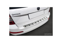 Stainless steel bumper protector suitable for Skoda Octavia III Combi 2013-2017 'STRONG EDITION'