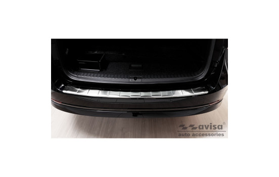 Stainless steel bumper protector suitable for Skoda Octavia IV Kombi 2020- 'Ribs'