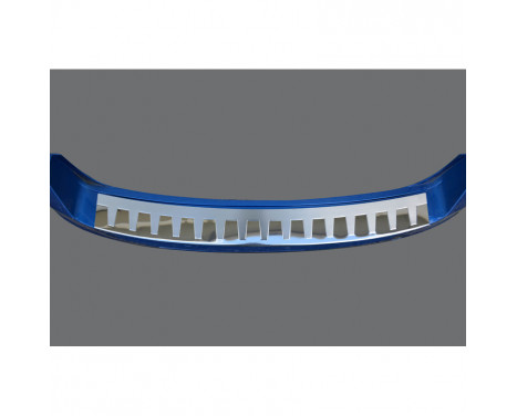 Stainless steel bumper protector suitable for Skoda Octvia III RS Combi 2013- 'Ribs'