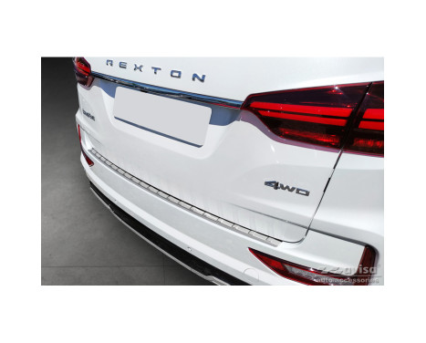 Stainless steel bumper protector suitable for Ssangyong Rexton (YK) Facelift 2021- 'Ribs'