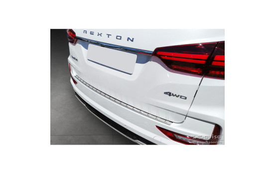 Stainless steel bumper protector suitable for Ssangyong Rexton (YK) Facelift 2021- 'Ribs'