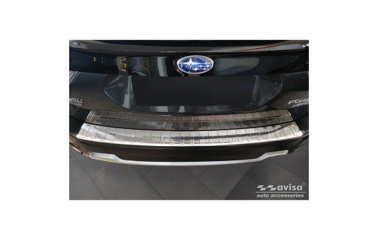 Stainless steel bumper protector suitable for Subaru Forester (SK) 2018- 'Ribs', Image 2