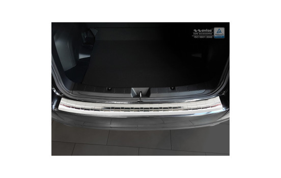 Stainless steel bumper protector suitable for Subaru Impreza V GT 5-door 2017- 'Ribs', Image 3