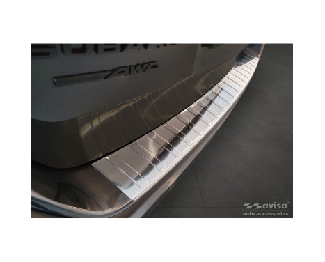 Stainless steel bumper protector suitable for Subaru Outback (BT) 2020- 'Ribs'