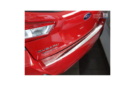 Stainless steel bumper protector suitable for Subaru XV II 2017- 'Ribs'