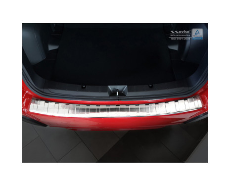 Stainless steel bumper protector suitable for Subaru XV II 2017- 'Ribs', Image 3