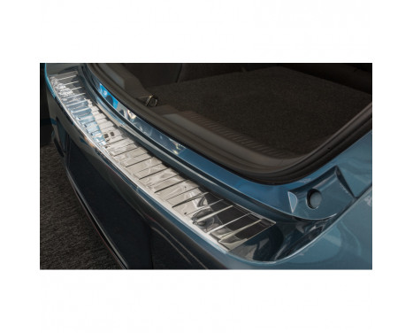 Stainless steel bumper protector suitable for Toyota Auris Touring Sports 2015- 'Ribs'