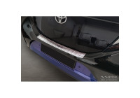 Stainless steel bumper protector suitable for Toyota Aygo X 2022- 'Ribs'