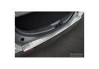 Stainless steel bumper protector suitable for Toyota bZ4X 2021- 'Ribs'