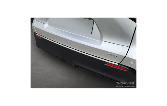 Stainless steel bumper protector suitable for Toyota bZ4X 2021- 'Ribs', Image 4