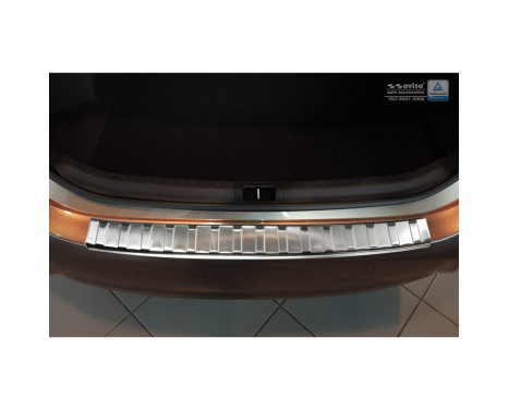 Stainless steel bumper protector suitable for Toyota Corolla XI E16 Facelift 2016- 'Ribs', Image 2