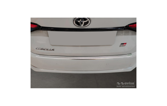 Stainless steel bumper protector suitable for Toyota Corolla XII Sedan 2019-, Image 2