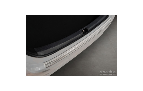Stainless steel bumper protector suitable for Toyota Corolla XII Sedan 2019-, Image 3