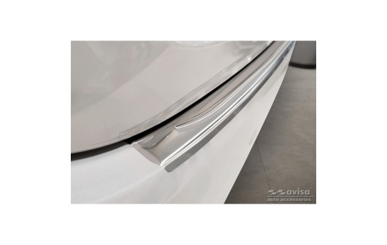 Stainless steel bumper protector suitable for Toyota Corolla XII Sedan 2019-, Image 5