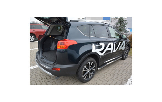 Stainless steel bumper protector suitable for Toyota RAV-4 2013-2015 'Ribs', Image 4