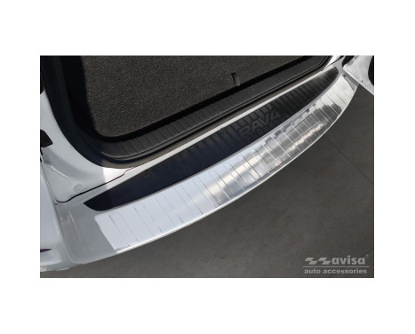 Stainless steel bumper protector suitable for Toyota RAV-4 III 2005-2008 & FL 2008-2012 'Ribs'