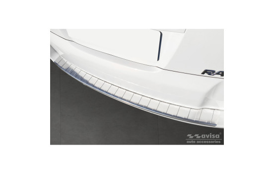Stainless steel bumper protector suitable for Toyota RAV-4 III 2005-2008 & FL 2008-2012 'Ribs', Image 3
