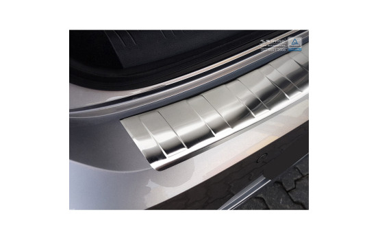 Stainless steel bumper protector suitable for Volkswagen Arteon 2017- 'Ribs', Image 4