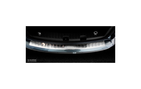 Stainless steel bumper protector suitable for Volkswagen Caddy 2004-2015 & 2015- 'Ribs', Image 4
